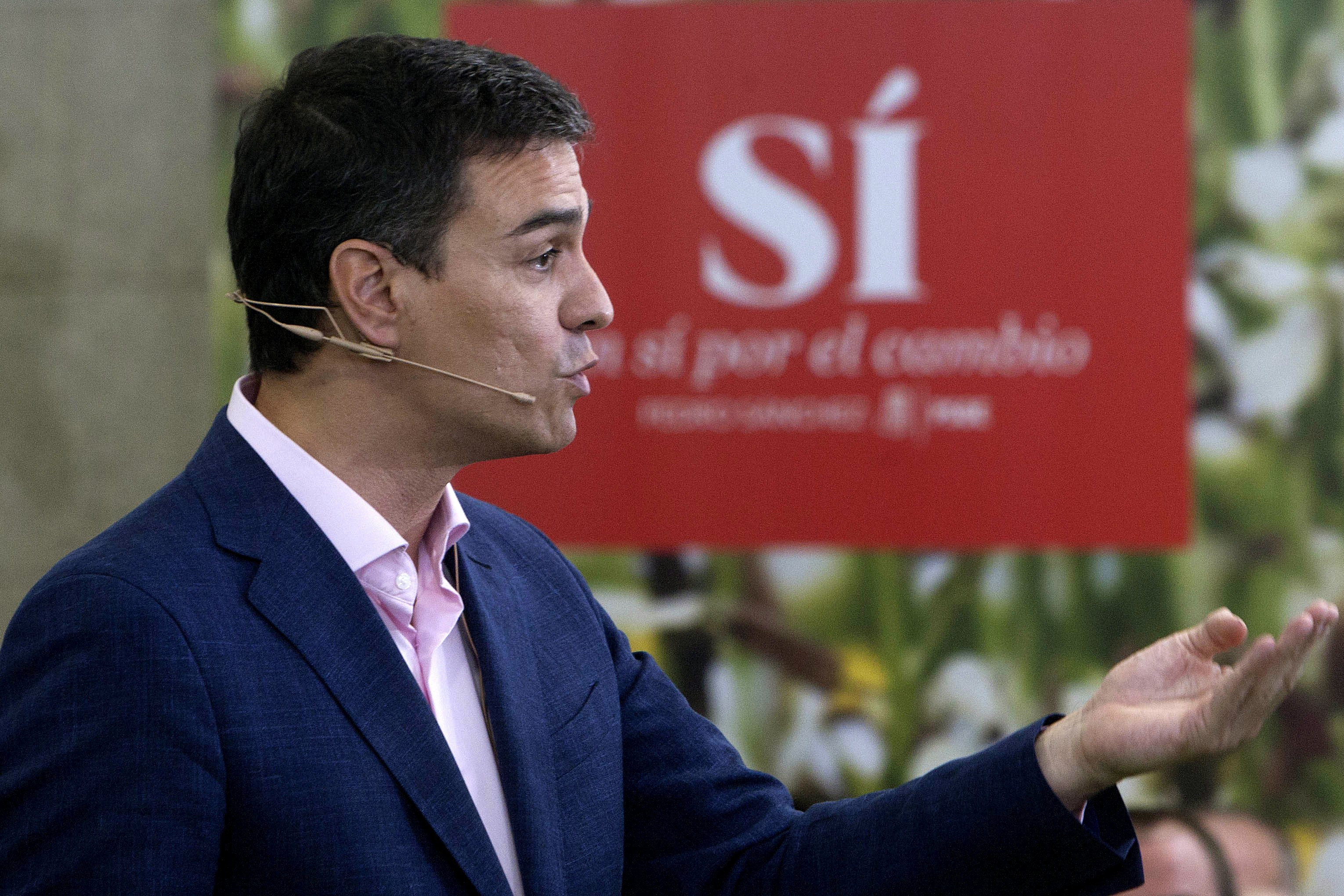 El secretario general del PSOE y candidato a las elecciones generales, Pedro Sánchez.