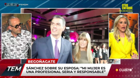 Risto Mejide y Cristina Cifuentes, en 'Todo es Mentira'. Mediaset España