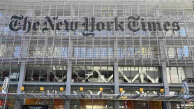 Sede del 'New York Times' en Times Square. EP
