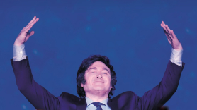 Fragmento de la portada del libro 'El fenómeno Milei' de Alberto Mayol