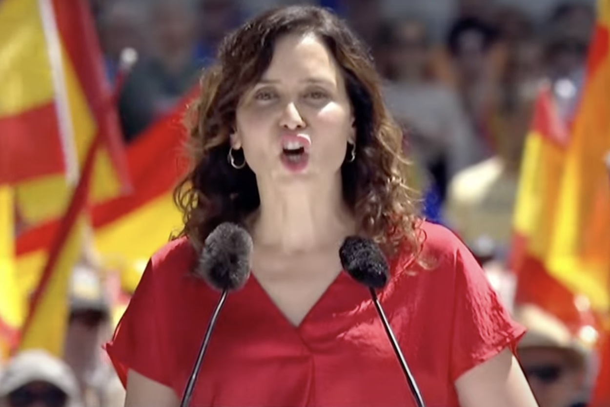 La presidenta de la Comunidad de Madrid, Isabel Díaz Ayuso. EP