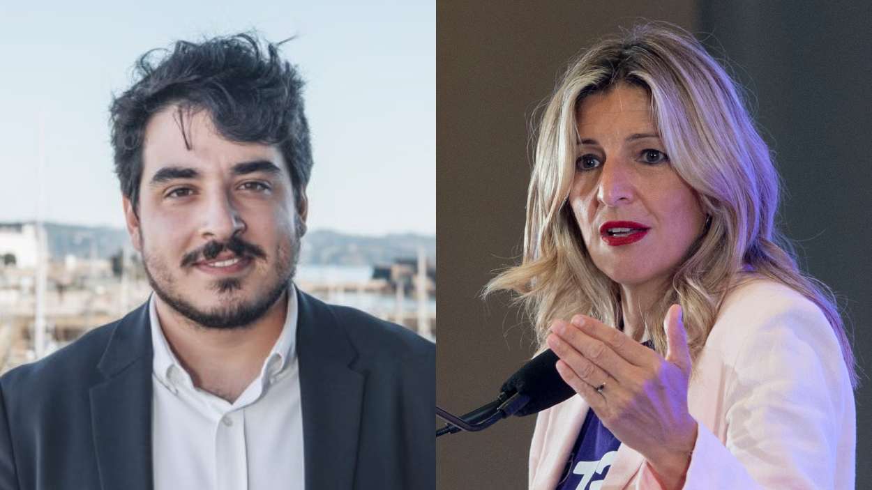 Iván Olmos, cofundador de Sumar con Yolanda Díaz. Elaboración propia