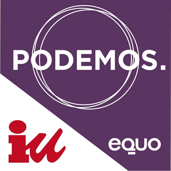 Logo de la coalición de Podemos, Izquierda Unida y Equo