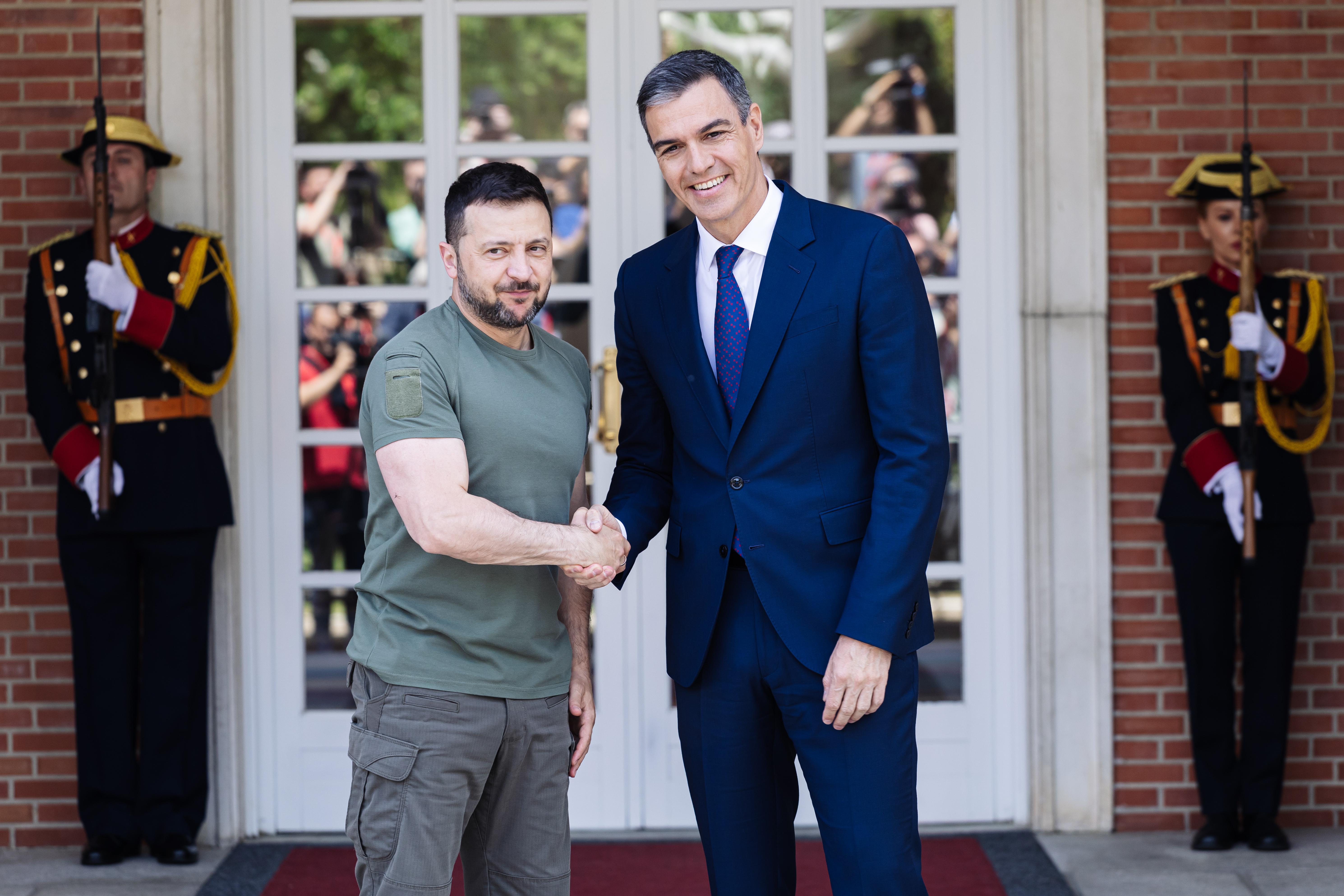 En directo | Zelenski se reúne con Pedro Sánchez y el rey Felipe