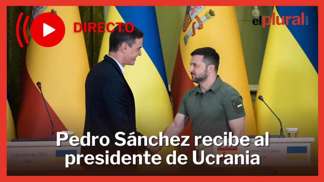 En directo | Zelenski se reúne con Pedro Sánchez y el rey Felipe