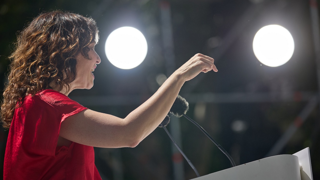 La presidenta de la Comunidad de Madrid, Isabel Díaz Ayuso, en una imagen de archivo. EP.