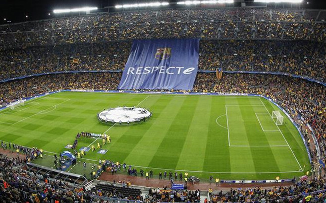 Una imagen del Camp Nou, el estadio del Barça, antes de un partido. EFE/Archivo