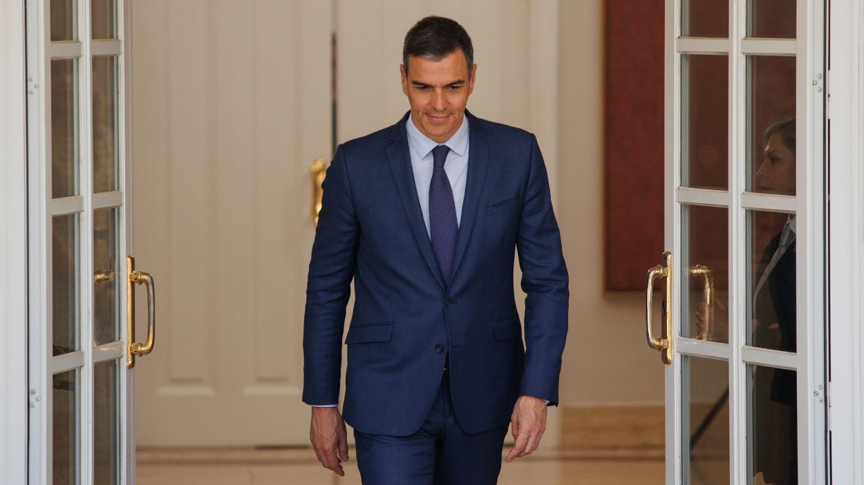 El presidente del Gobierno, Pedro Sánchez, oficializa el reconocimiento del Estado de Palestina. EP.