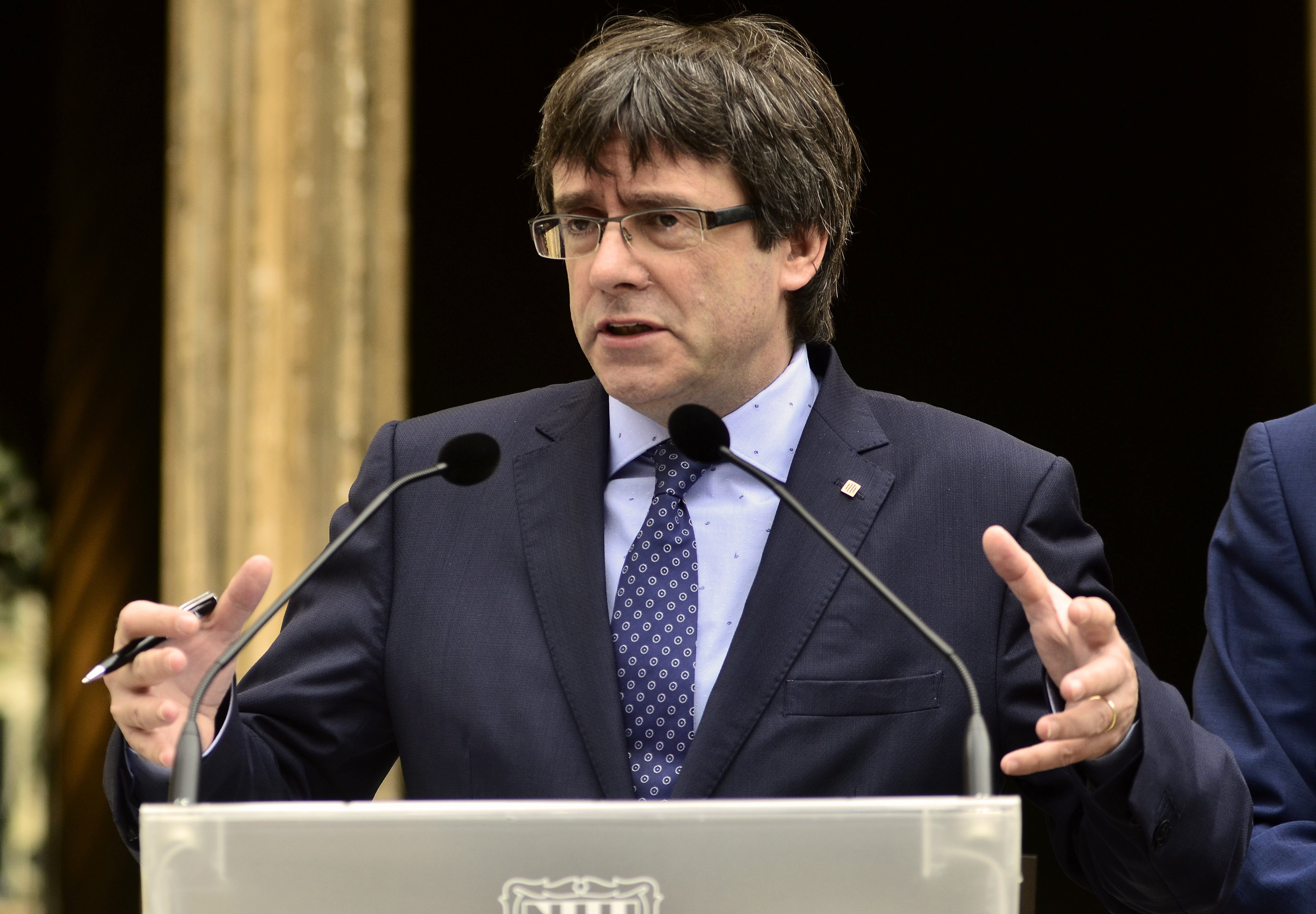 El president, Carles Puigdemont