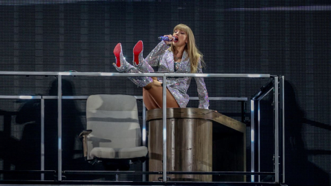 Taylor Swift en una de sus actuaciones. EP. 