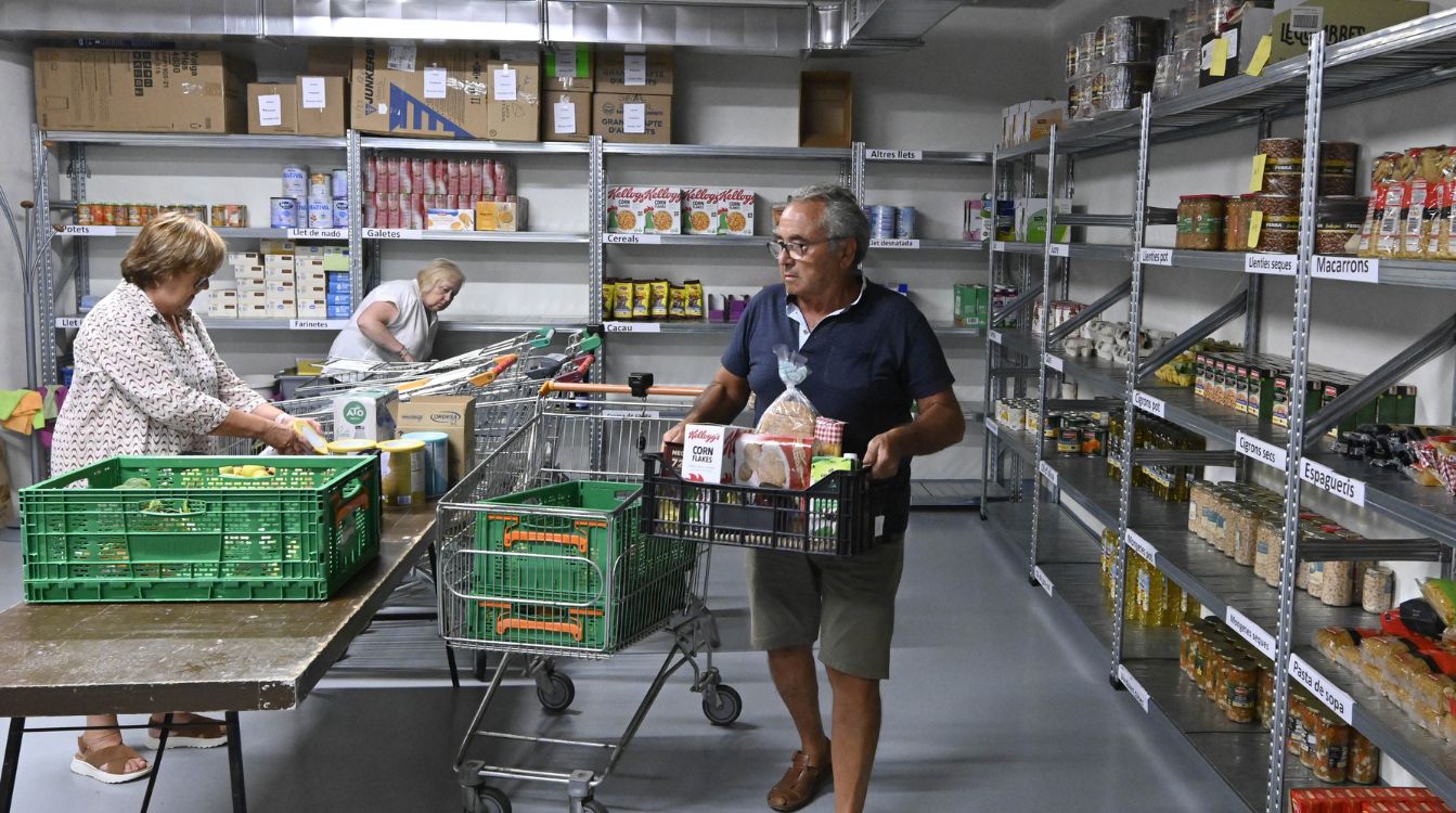 Los bancos de alimentos alertan del aumento de la pobreza alimentaria. © Fundación "la Caixa"