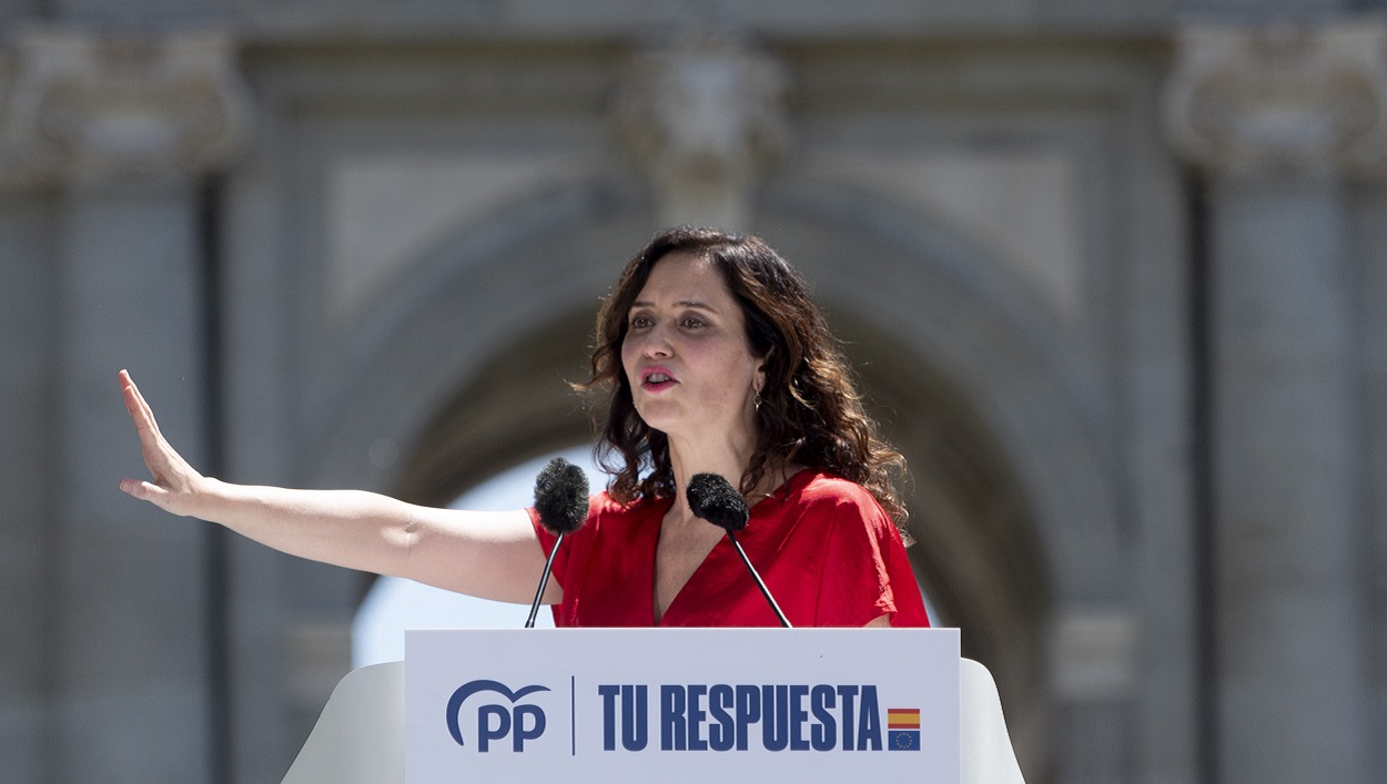 La presidenta de la Comunidad de Madrid, Isabel Díaz Ayuso. EP