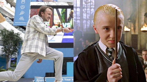Tom Felton interpretó a Draco Malfoy en la saga 'Harry Potter' | EP/WB