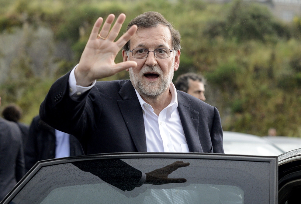 El presidente del Partido Popular, Mariano Rajoy