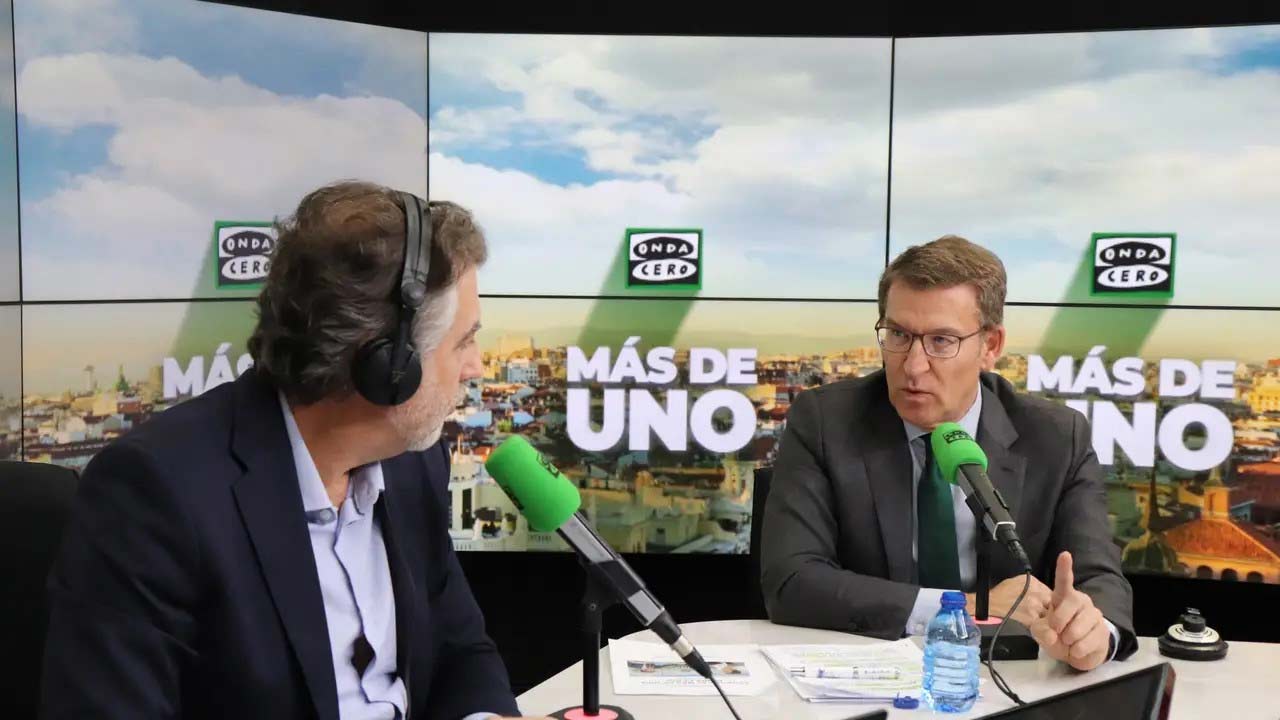 Carlos Alsina entrevista a Alberto Núñez Feijóoo en Onda Cero