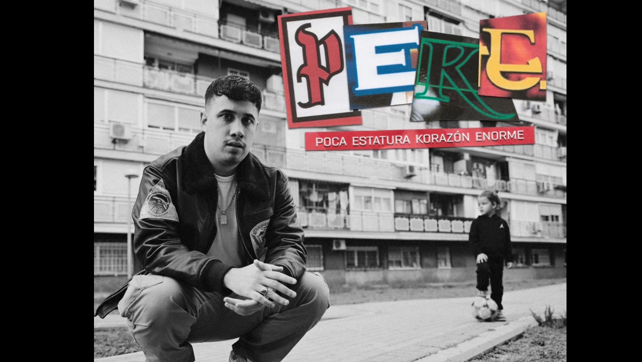 Portada del disco 'P.E.K.E. (Poca Estatura Korazón Enorme)', de Ill Pekeño. 