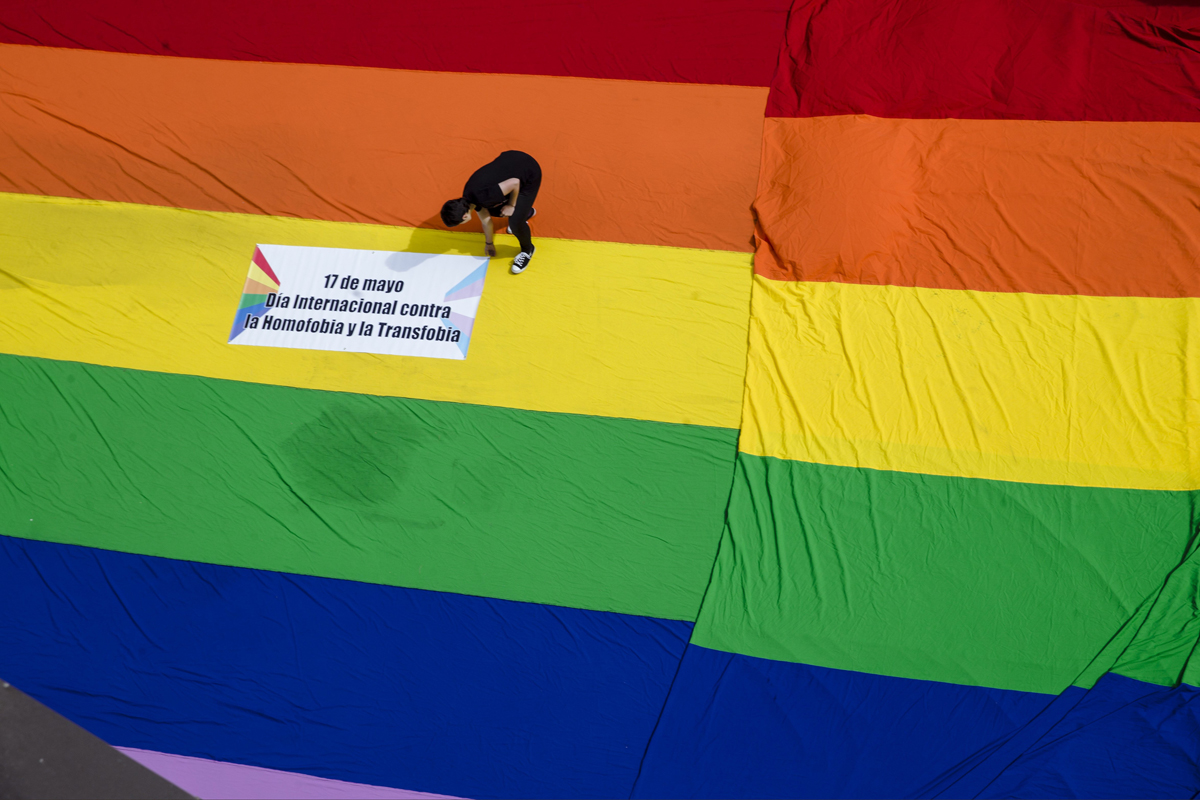 Preparación en Málaga  del Día Internacional de la Lucha contra la Homofobia y la Transfobia