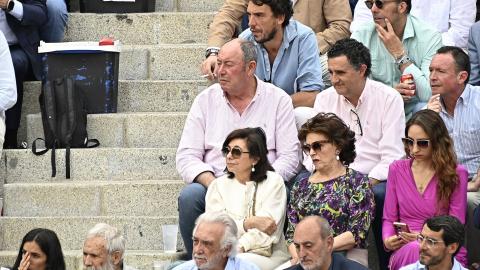 Luis Miguel Rodríguez asiste a la corrida de la prensa en la plaza de toros de las Ventas, a 5 de junio de 2024, en Madrid (España) Firma: Francisco Guerra / Europa Press