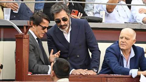 Juan del Val asiste a la corrida de la prensa en la plaza de toros de las Ventas, a 5 de junio de 2024, en Madrid (España) Firma: Francisco Guerra / Europa Press
