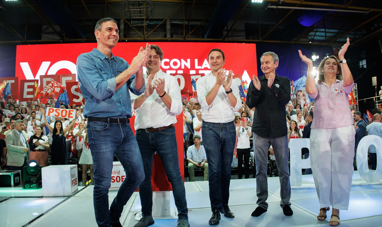 El PSOE cierra campaña en Fuenlabrada. EP