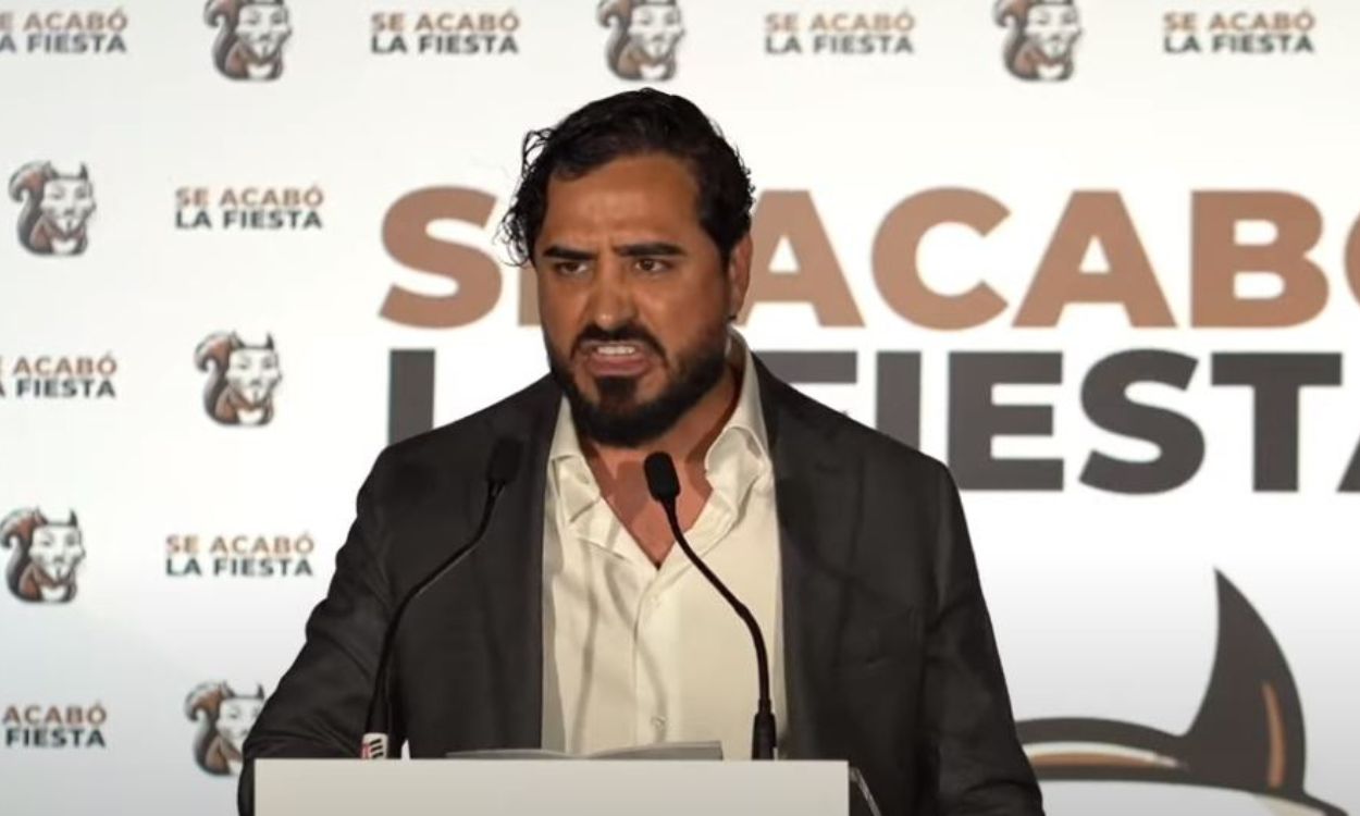 El líder de Se acabó la fiesta, Alvise Pérez.