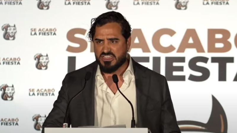 El líder de Se acabó la fiesta, Alvise Pérez.