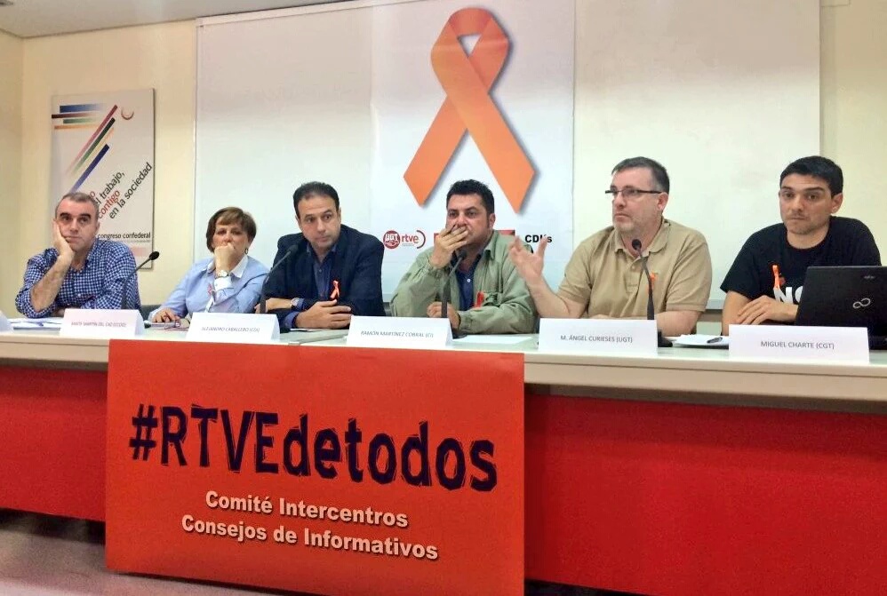 Sindicalistas y periodistas piden ayuda a la Junta Electoral frente a la manipulación de esta PPRTVE