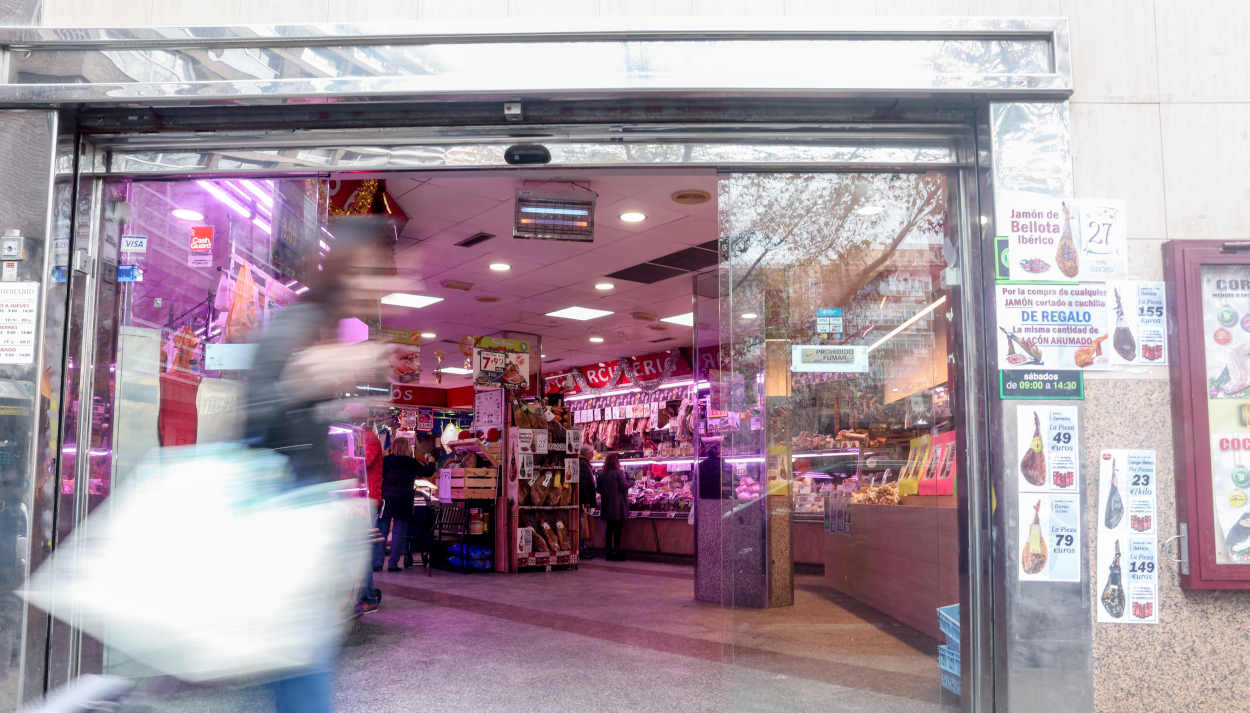 Un mercado abierto en el centro de Madrid. EP