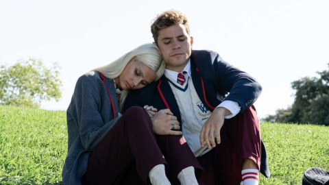 Valentina e Iván vuelven a estar en la última temporada de 'Élite'. Netflix.