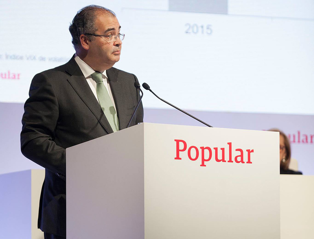 El presidente del Banco Popular, Ángel Ron