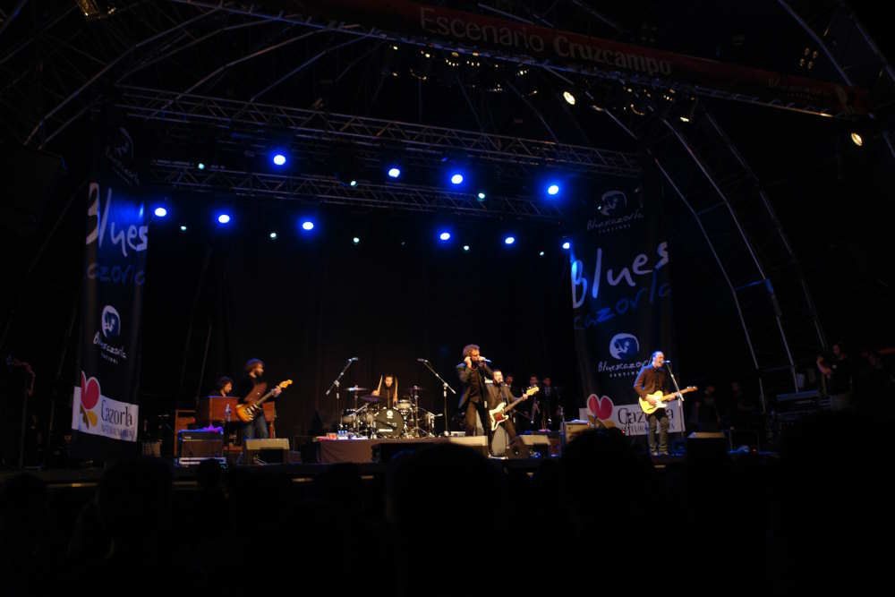 Imagen de archivo de M-Clan en el festival de música Blues Cazorla