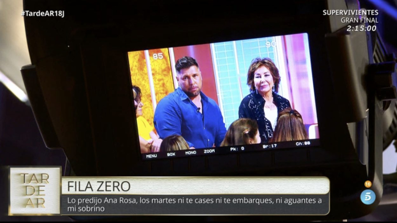Kike Quintana y Ana Rosa Quintana, en 'TardeAR'. Mediaset España Kike Quintana y Ana Rosa Quintana, en 'TardeAR'. Mediaset España