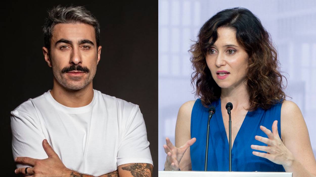 Rayden e Isabel Díaz Ayuso. Elaboración propia