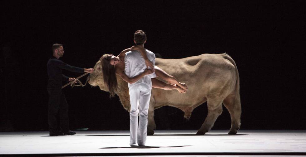 Un toro en una ópera del Teatro Real indigna a los animalistas