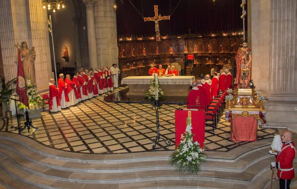 Misa en la Catedral de Lleida.