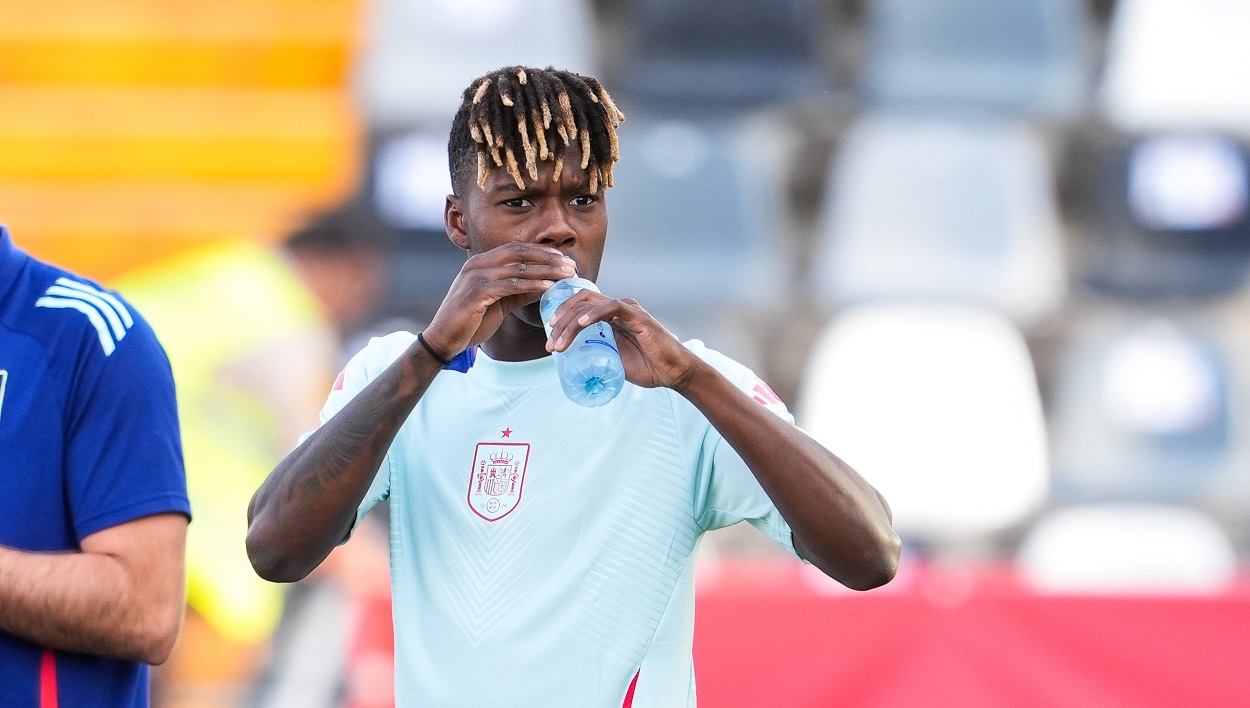 Nico Williams con la Selección Española de Fútbol. EP