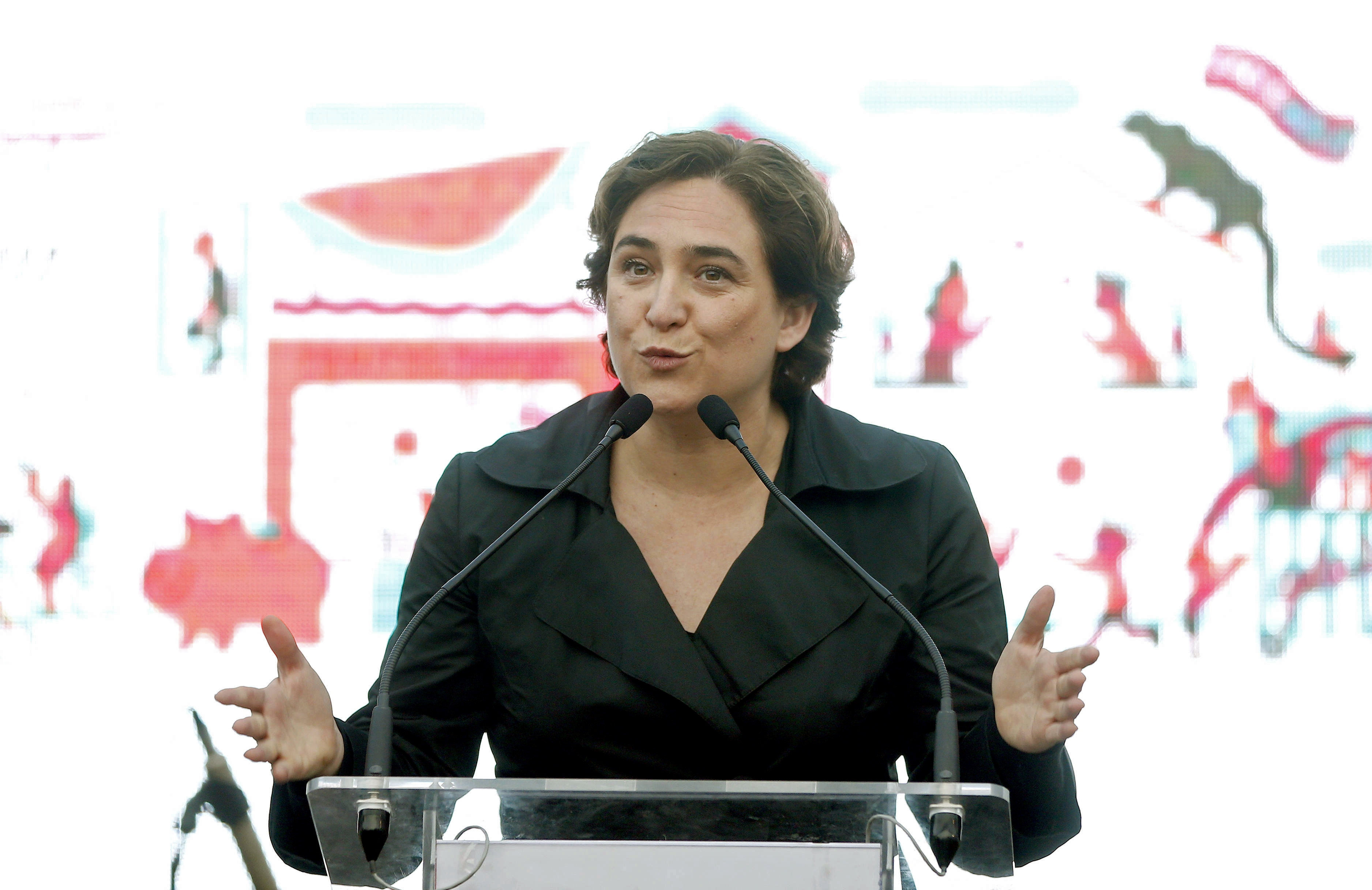 Ada Colau, un año despues de su asunción de la alcaldía de Barcelona