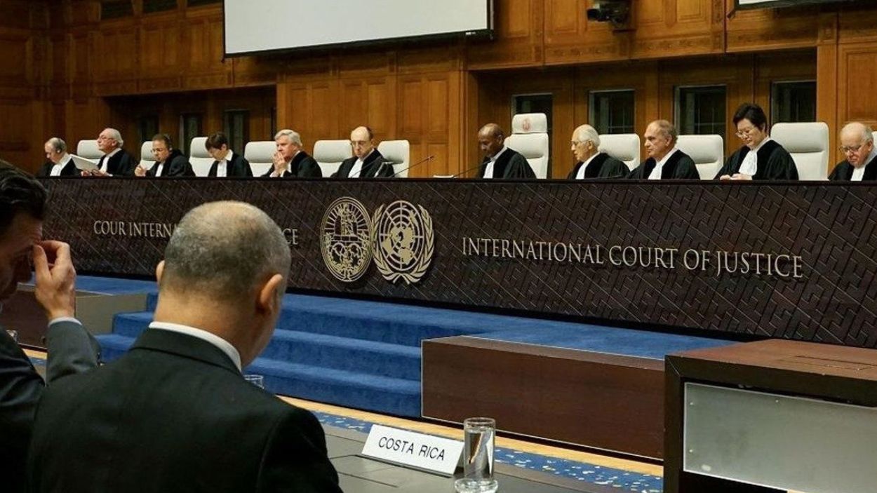 Imagen de archivo de la Corte Internacional de Justicia (CIJ) en La Haya. EP.
