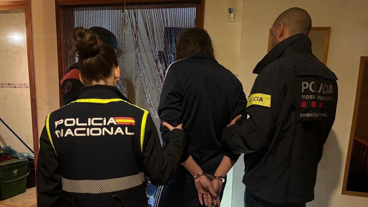Carlos Navarro, 'El Yoyas' en el momento de su detención. Europa Press