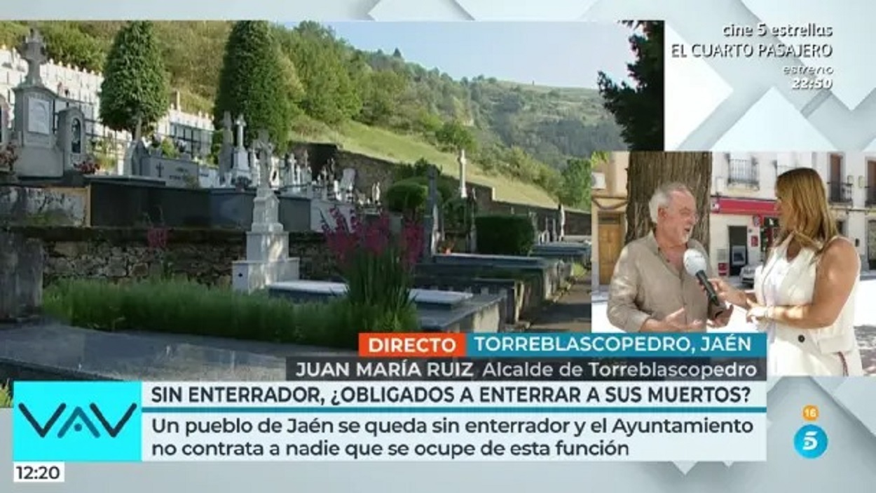 Juan María Ruiz, entrevistado en 'Vamos a Ver'. Telecinco