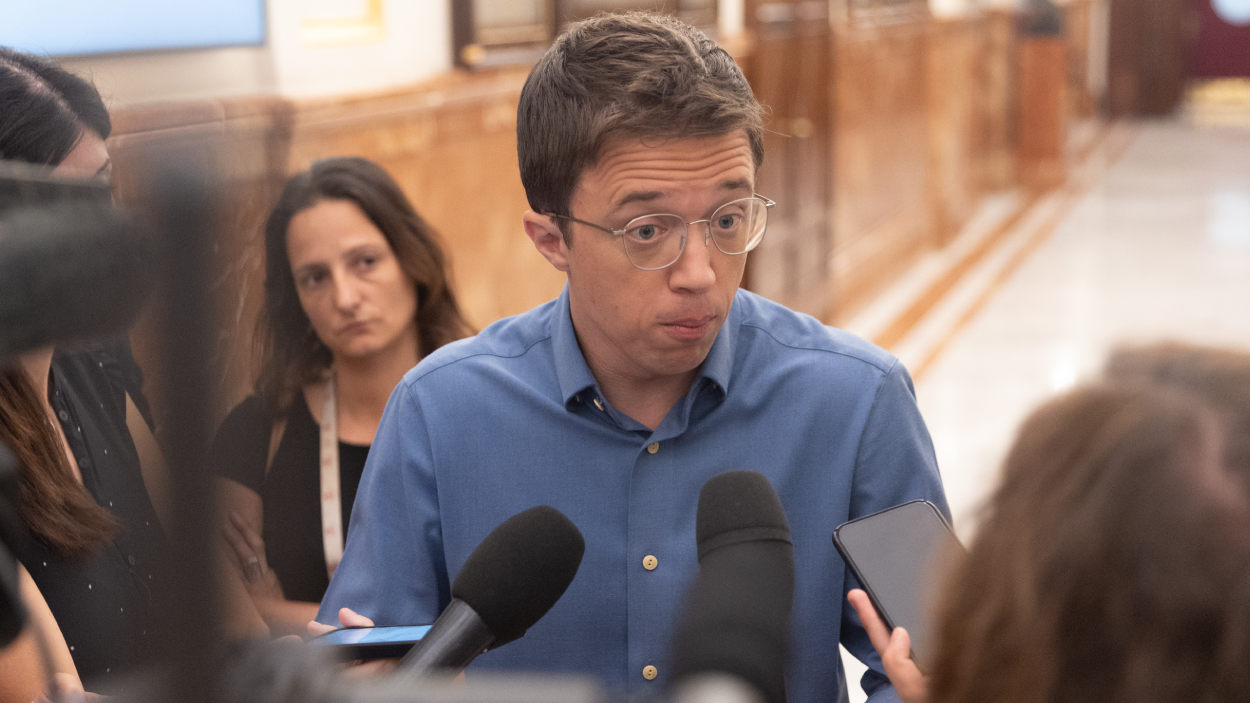 El líder de Más País y portavoz de Sumar en el Congreso de los Diputados, Íñigo Errejón. EP