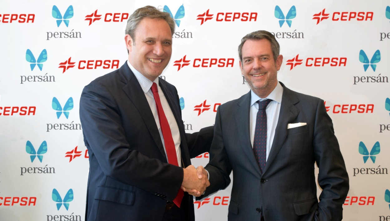 José María Solana, director de Cepsa Química y Antonio Somé, CEO de Persán
