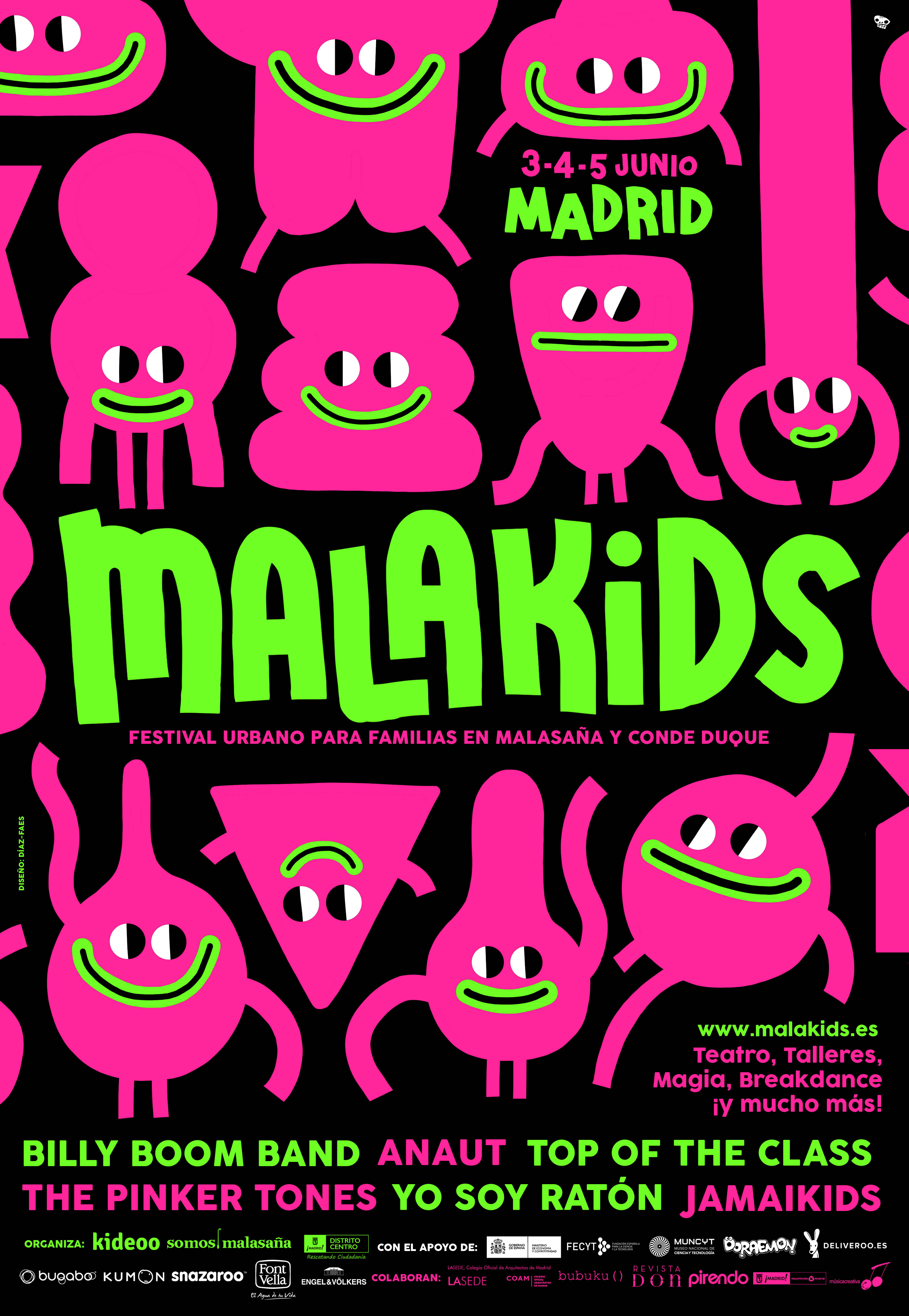 Cartel del festival Malakids