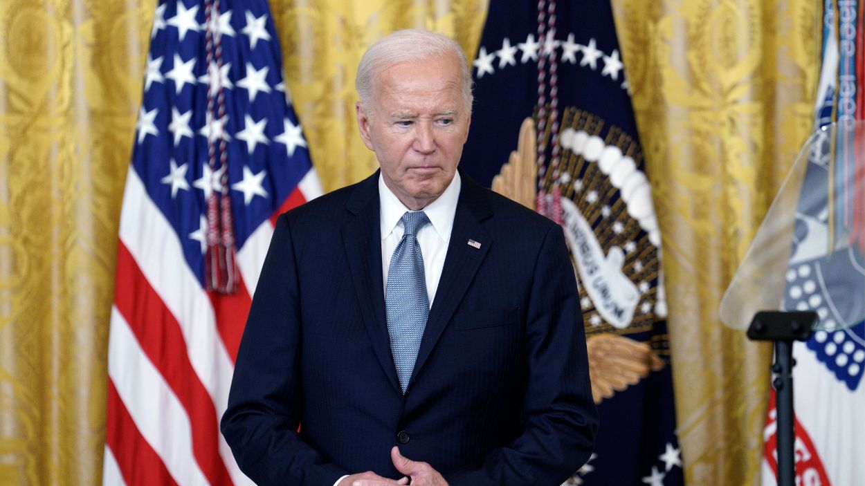 El presidente de Estados Unidos, Joe Biden, en la Casa Blanca. EP.
