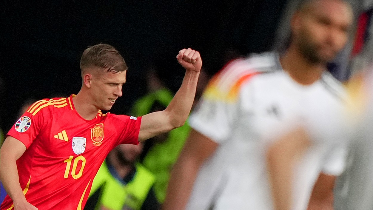 Dani Olmo ante Alemania. EP