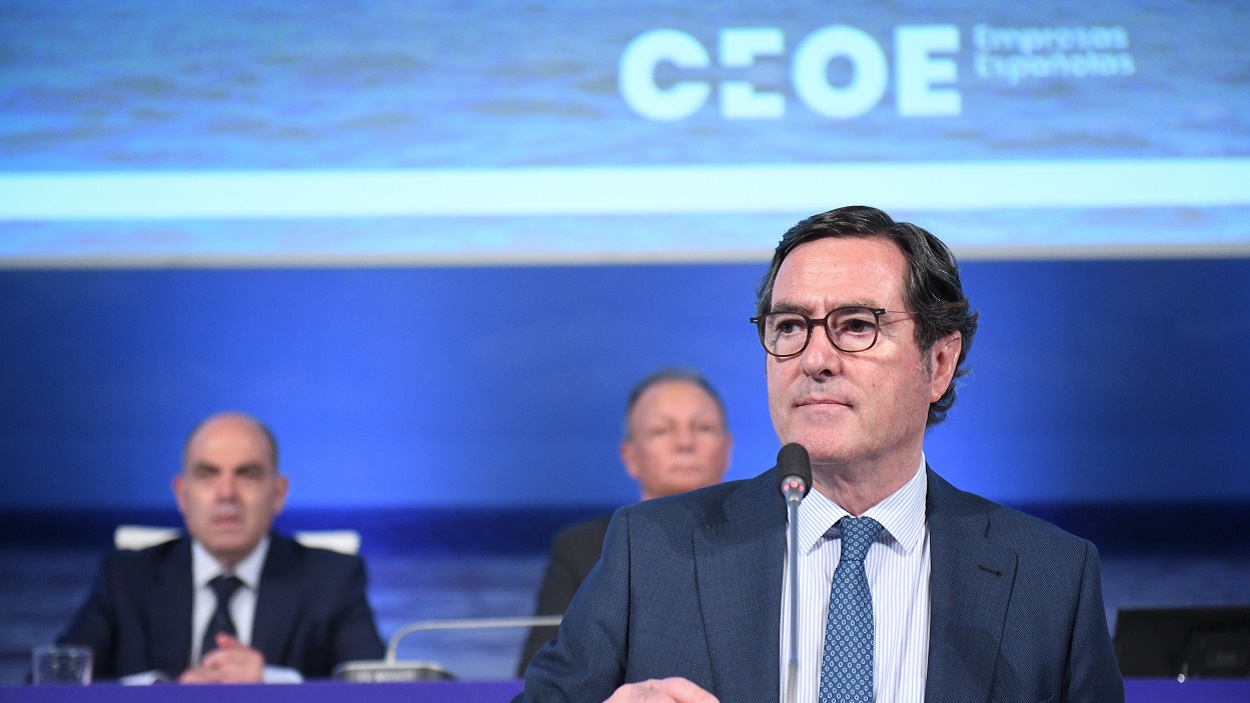 Antonio Garamendi, presidente de la CEOE. EP.