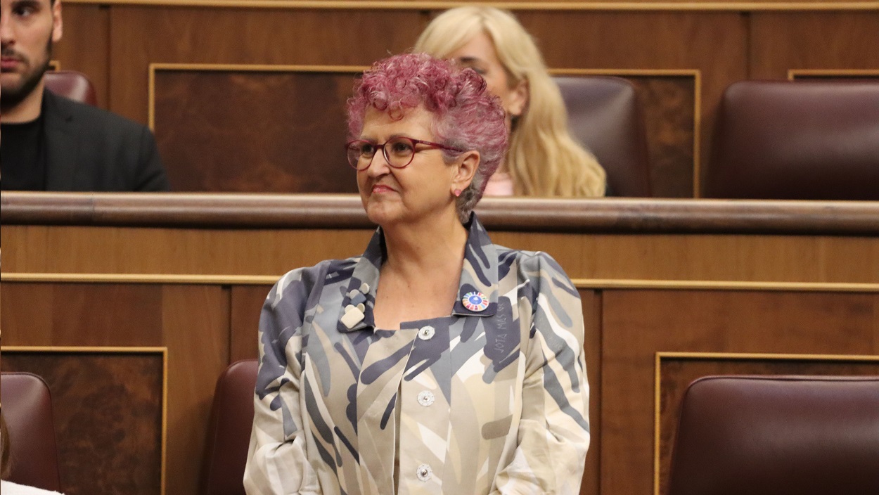 María Sáinz, en el Congreso de los Diputados.