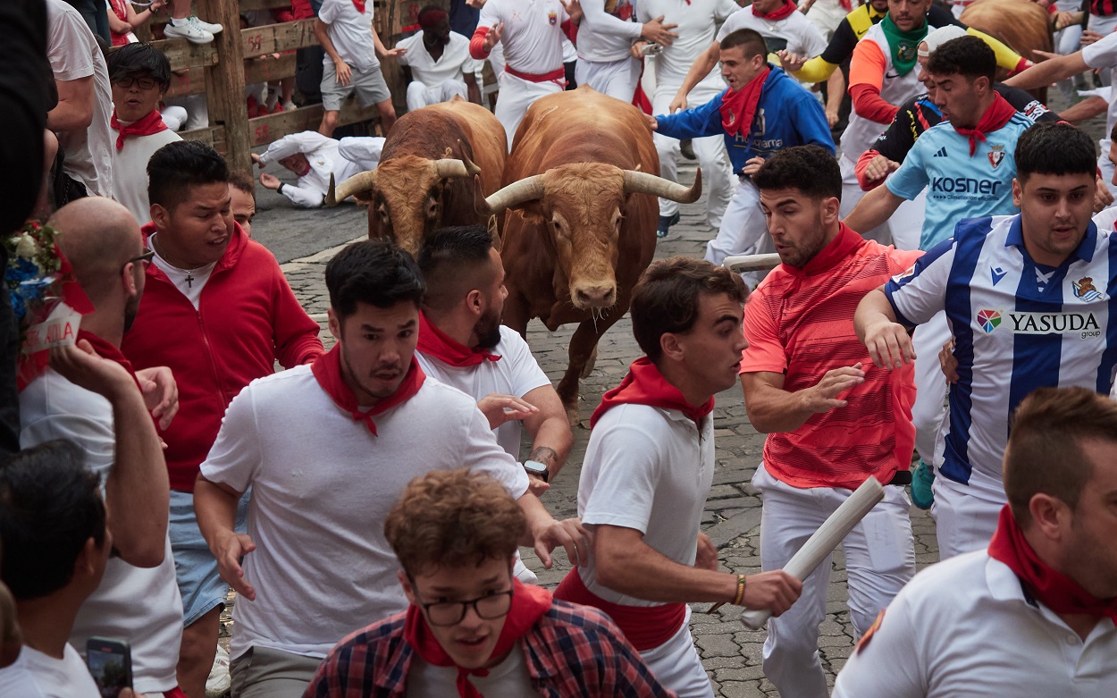 Quinto encierro de San Fermín. EP