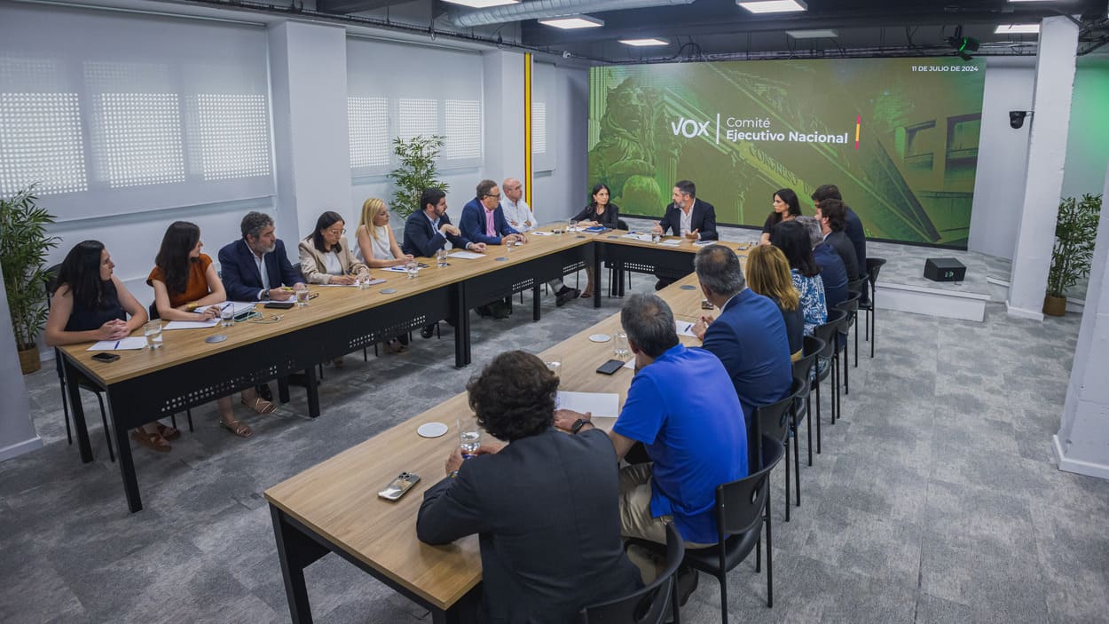 Reunión del Comité Ejecutivo Nacional de Vox. EP. 