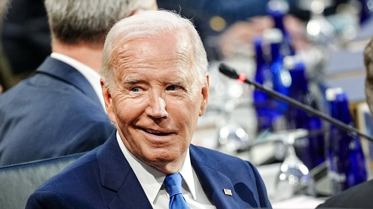Joe Biden en la cumbre de la OTAN en Washington. Kay Nietfeld